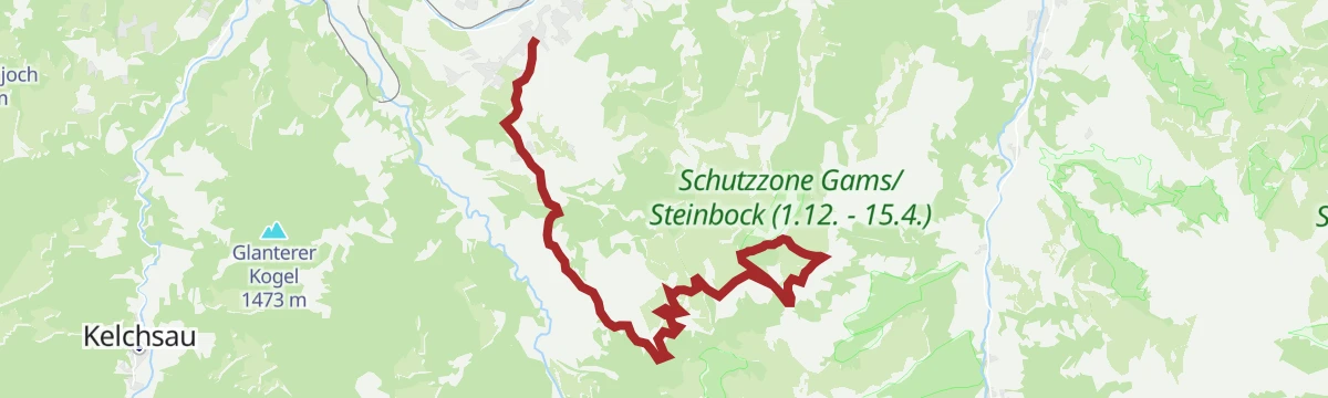 Route map: Bike&Hike Gampenkogel